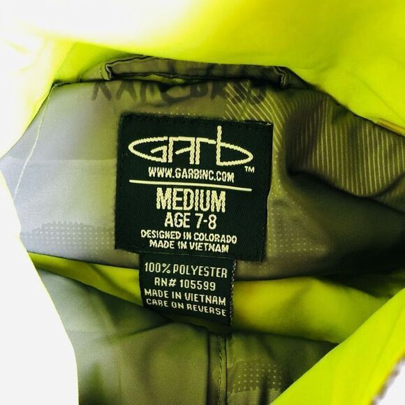 PGA Golf by Garb Grey Hooded Windbreaker Rain Jacket - Picture 6 of 11